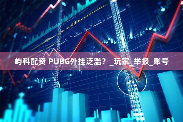 屿科配资 PUBG外挂泛滥？_玩家_举报_账号
